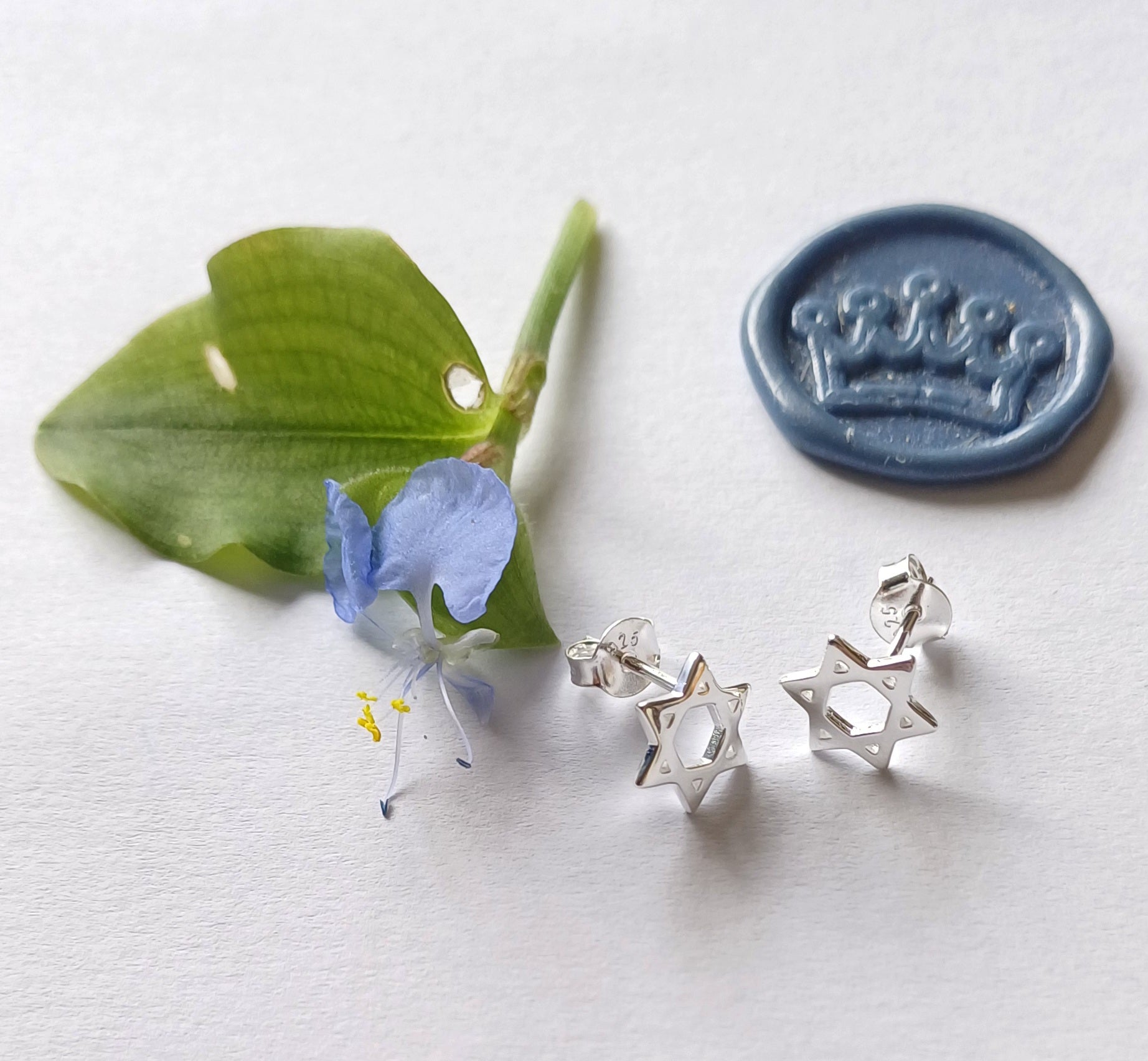 Star of David Studs - Elloise Jewelry