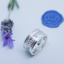 Load image into Gallery viewer, Shema Yisrael Ring 12 mm Band
