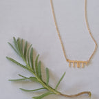 Gold Yahweh Necklace  – Hebrew YHVH Pendant - Elloise Jewelry