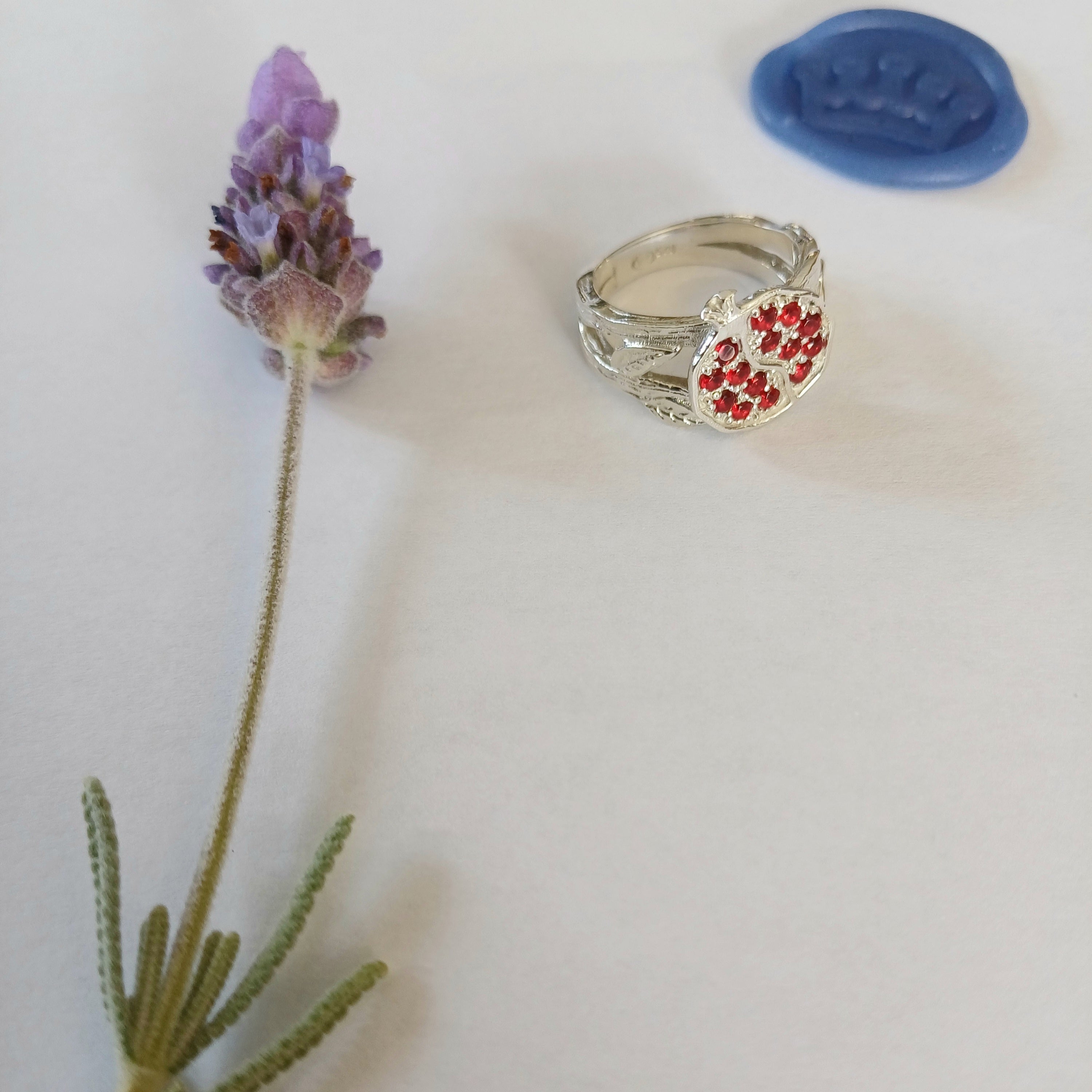 Pomegranate Ring - Elloise Jewelry