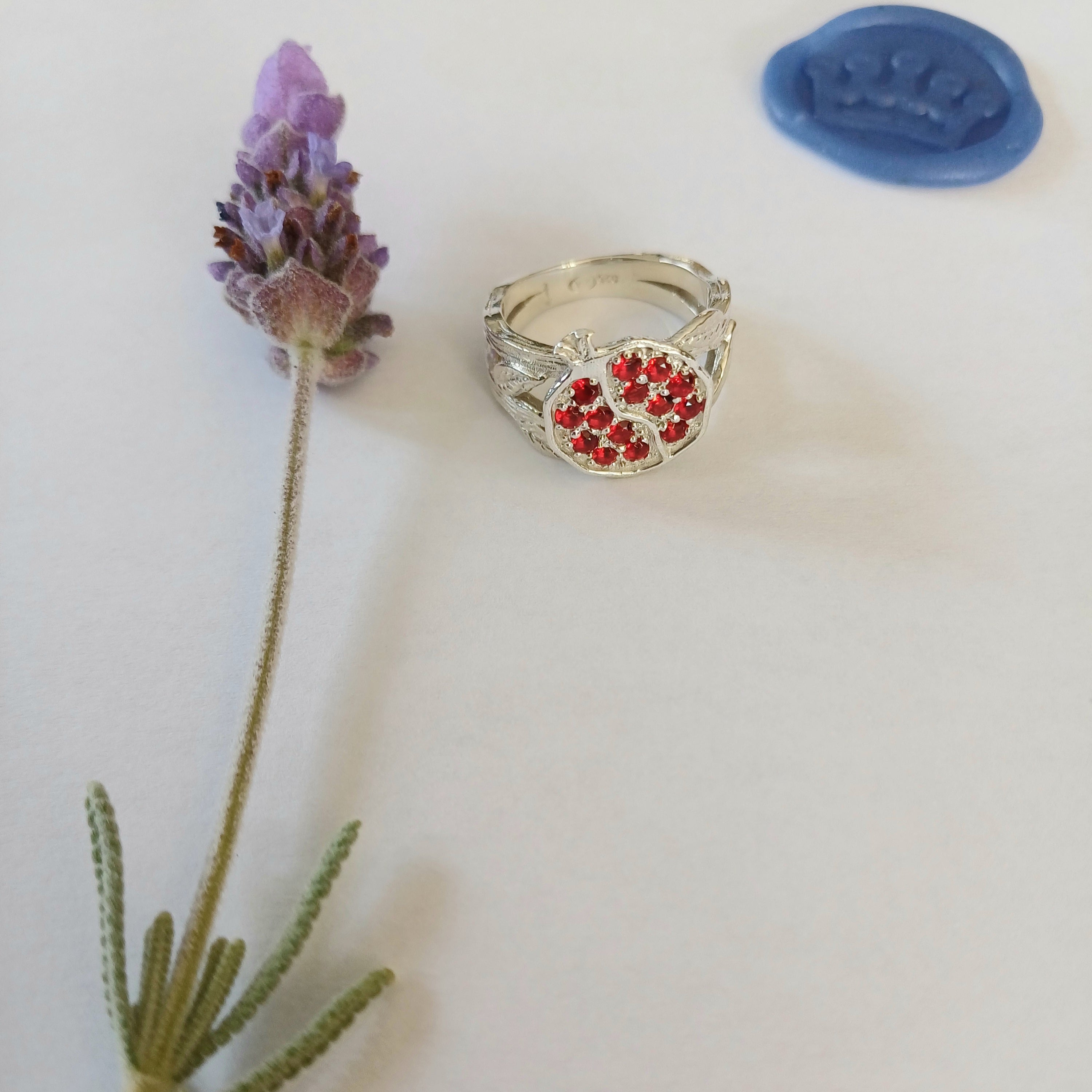 Pomegranate Ring - Elloise Jewelry