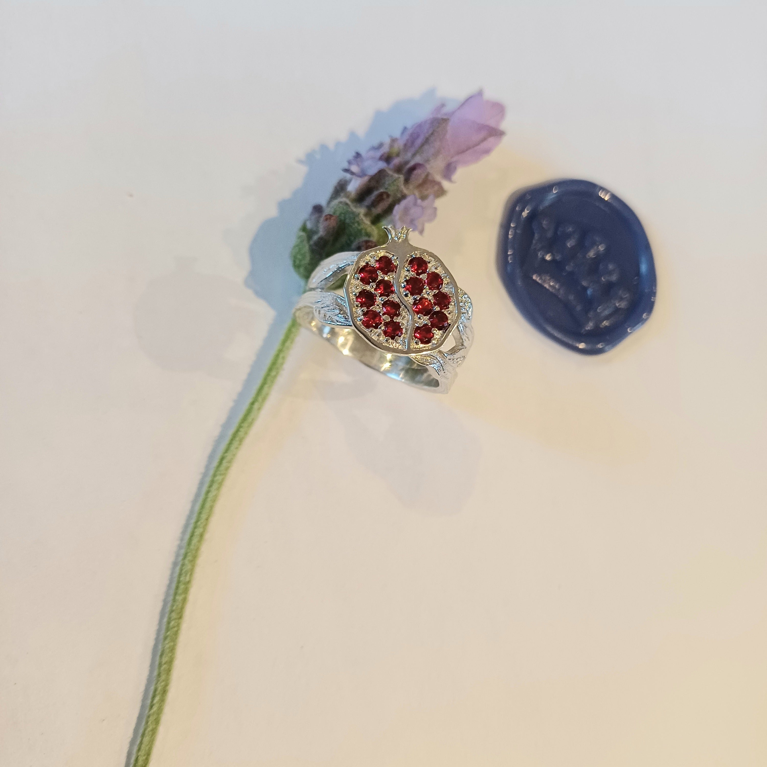 Pomegranate Ring - Elloise Jewelry