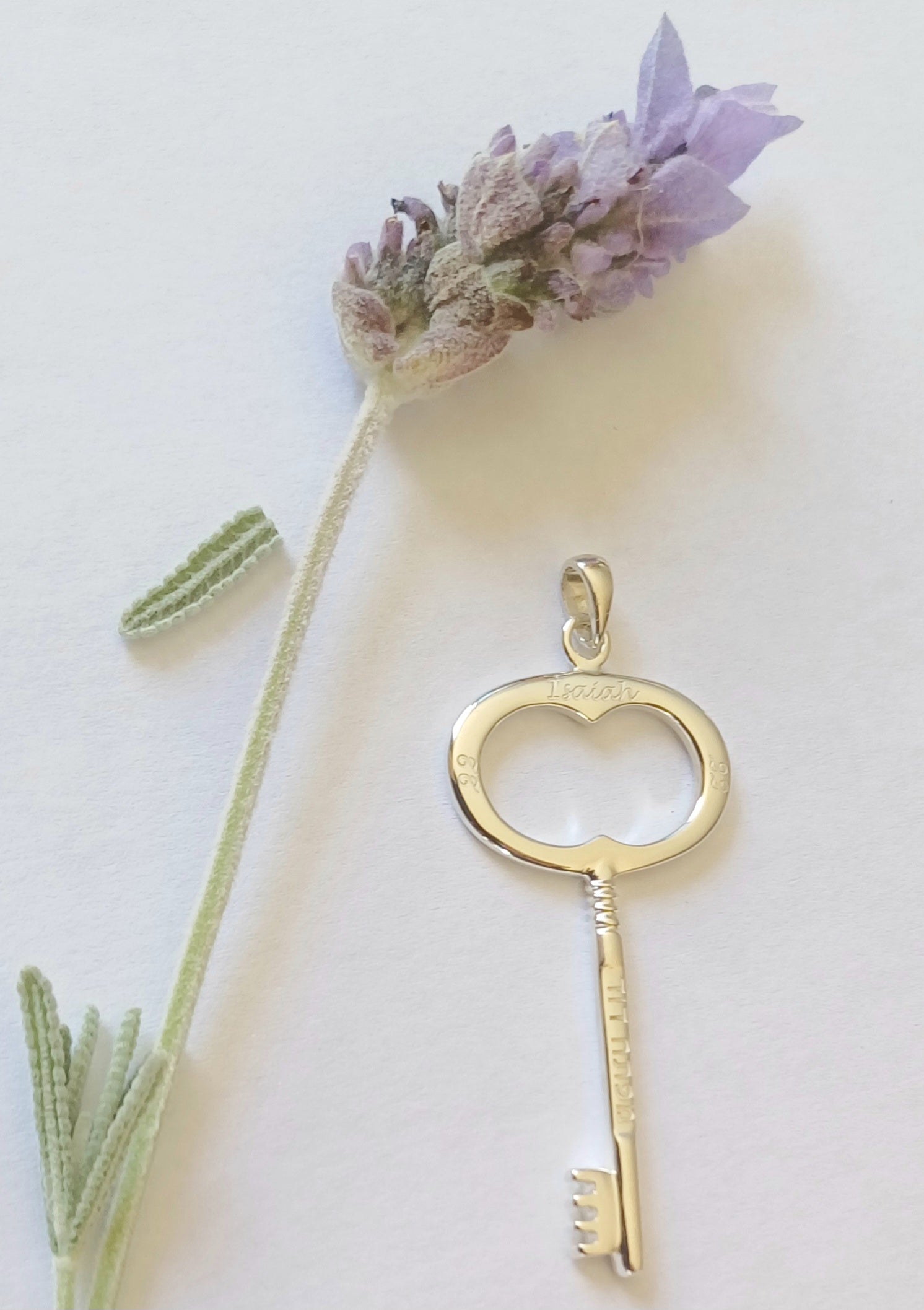 Isaiah 22:22 Key Pendant - Elloise Jewelry