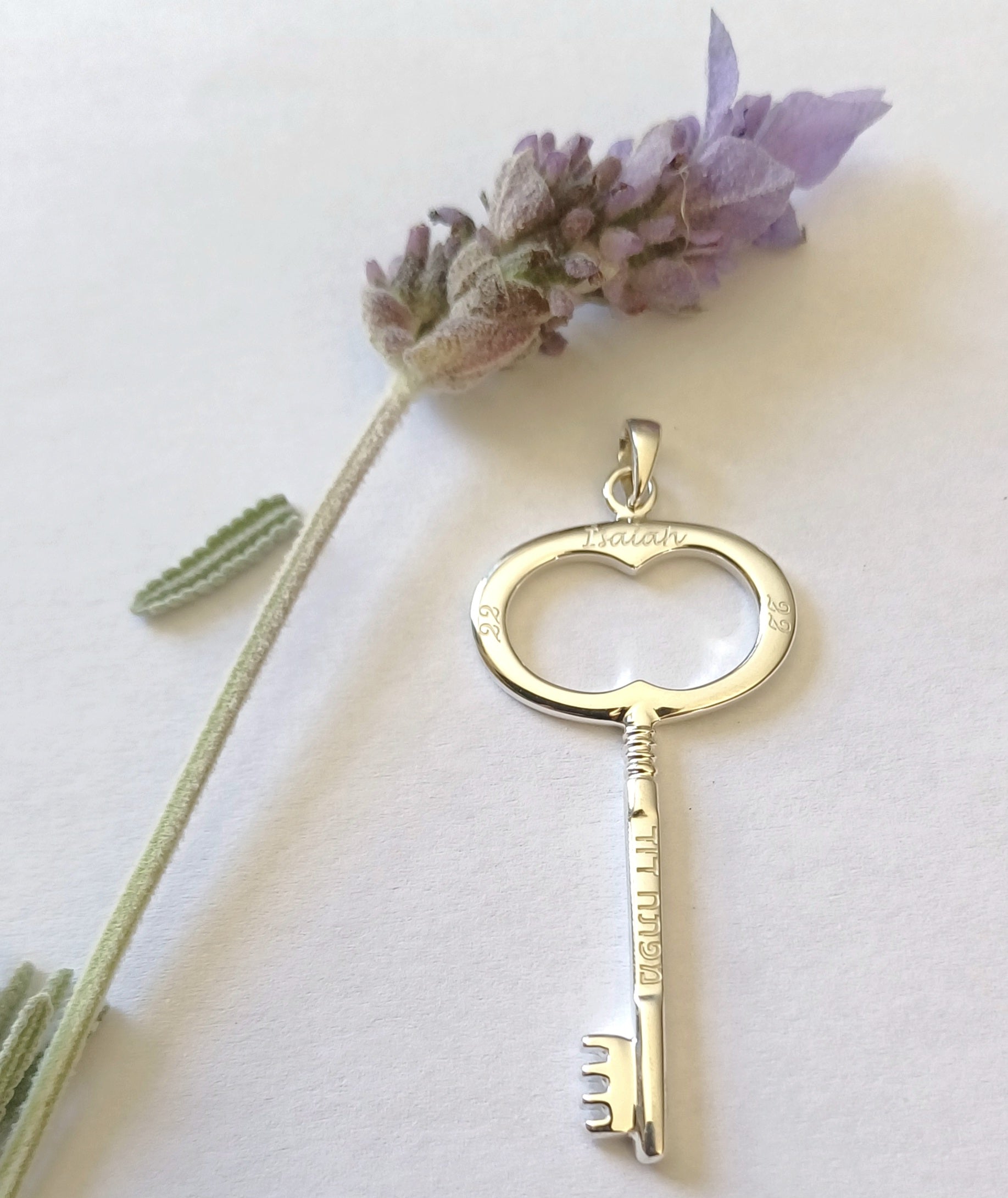 Isaiah 22:22 Key Pendant - Elloise Jewelry