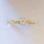 Custom 18ct Gold Wedding and Engagement Ring Set – Diamonds, Sapphires, and Scripture-Inspired Design - Elloise Jewelry