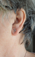 Olive Leaf Studs - Elloise Jewelry