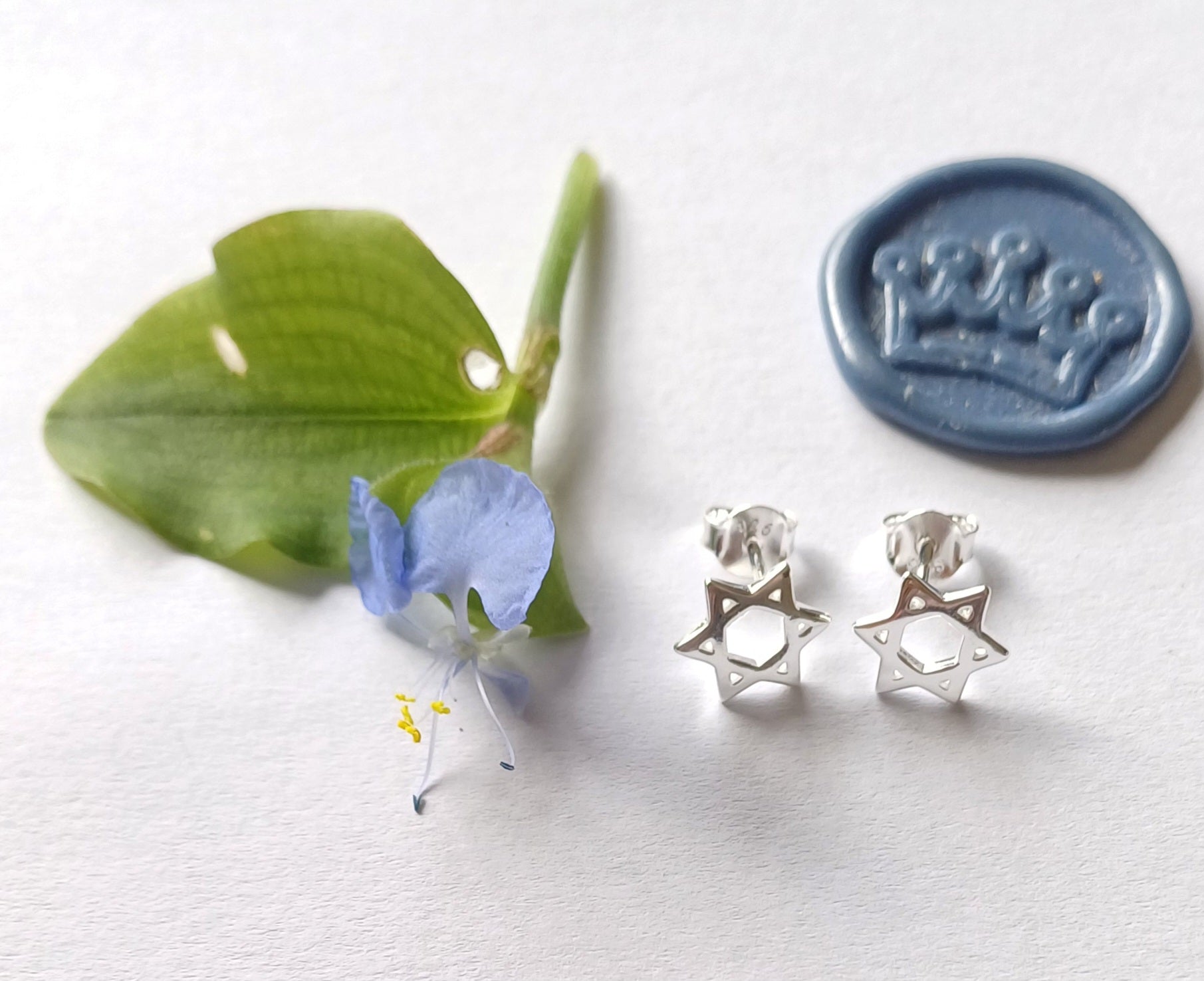 Star of David Studs - Elloise Jewelry
