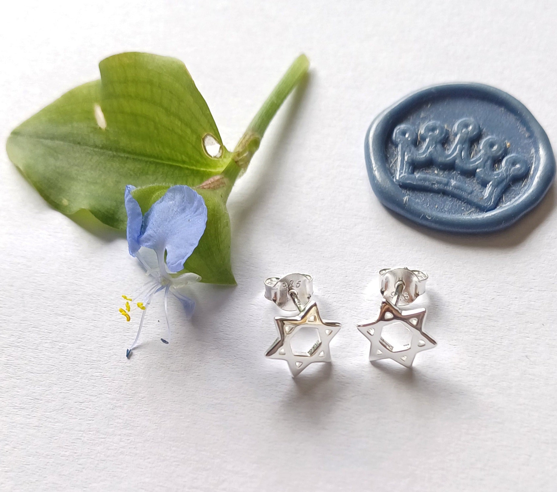 Star of David Studs - Elloise Jewelry