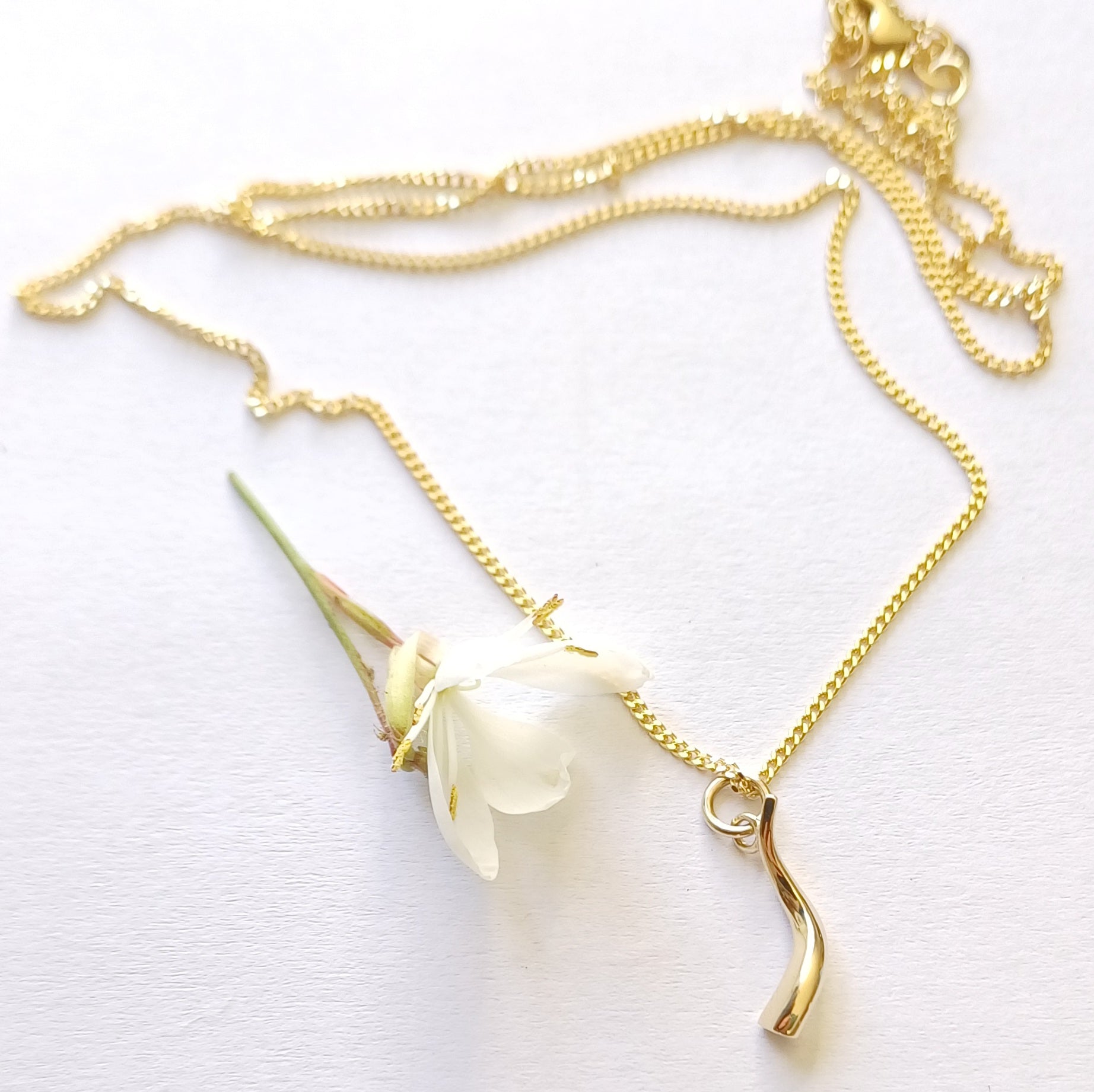 Gold Shofar Pendant - Elloise Jewelry