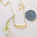Gold Yahweh Necklace  – Hebrew YHVH Pendant - Elloise Jewelry