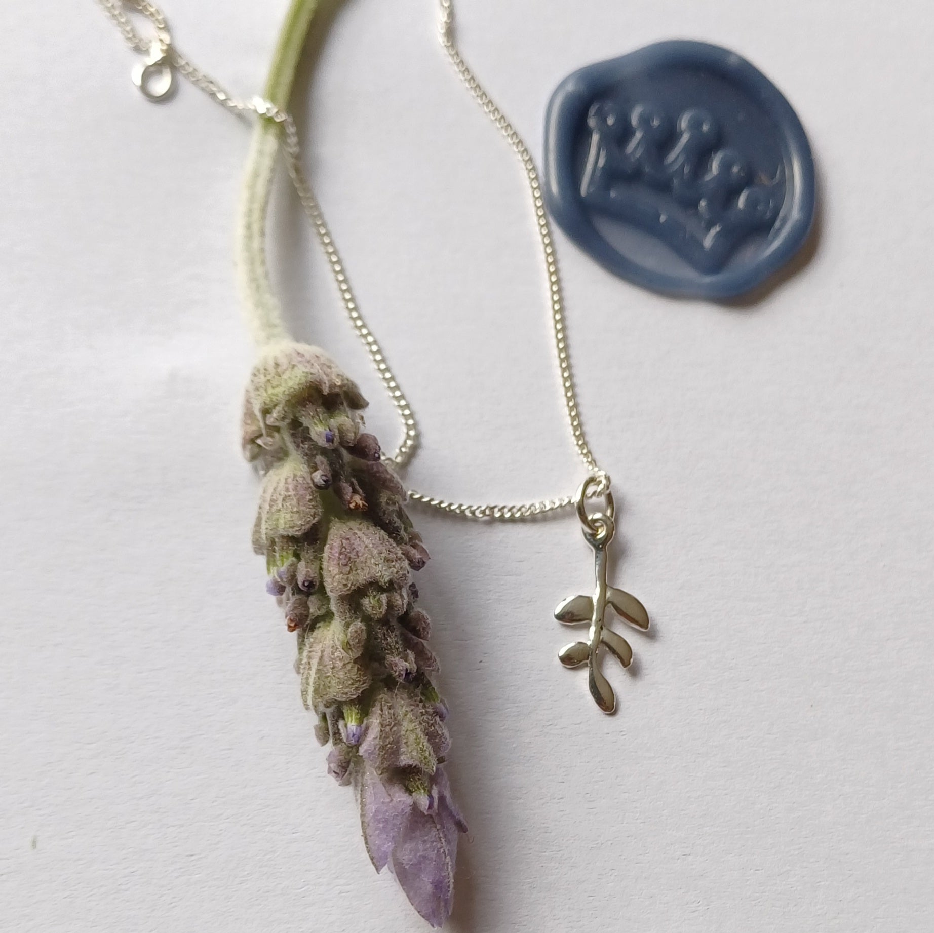 Branch and Leaves Pendant - Elloise Jewelry