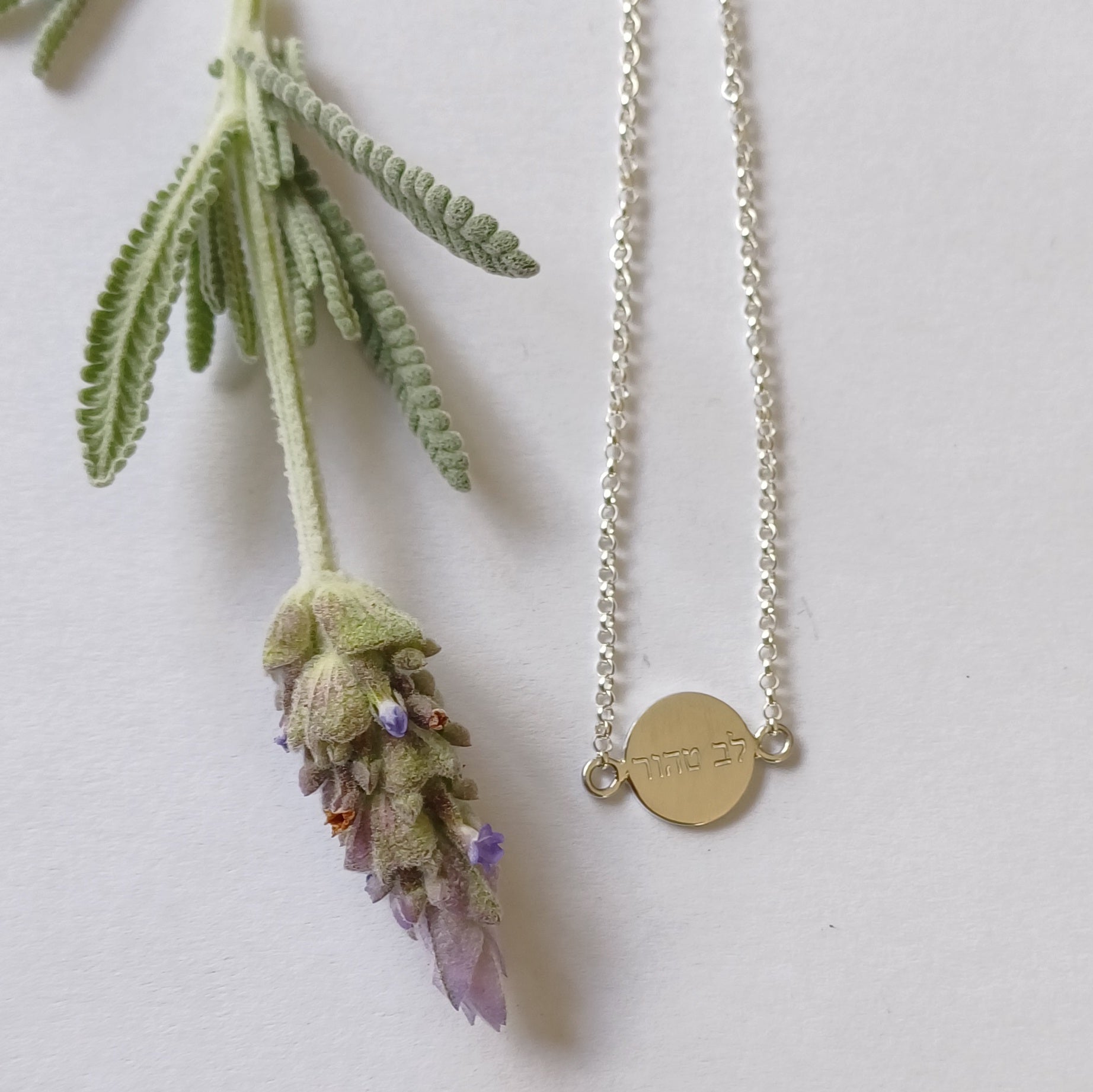 Delicate Disc Pendant - Choose Your Meaningful Engraving - Elloise Jewelry