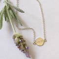 Delicate Disc Pendant - Choose Your Meaningful Engraving - Elloise Jewelry