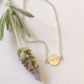 Delicate Disc Bracelet - Choose Your Meaningful Engraving - Elloise Jewelry