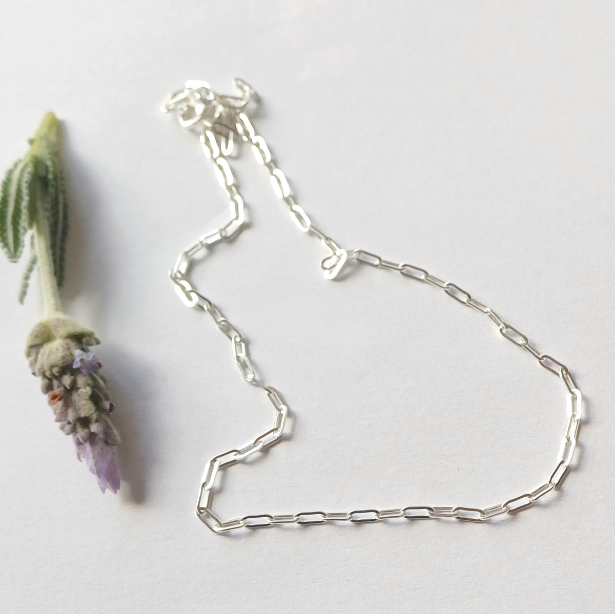 Sterling Silver Paperclip Chain Bracelet & Necklace (2.1cm Wide)