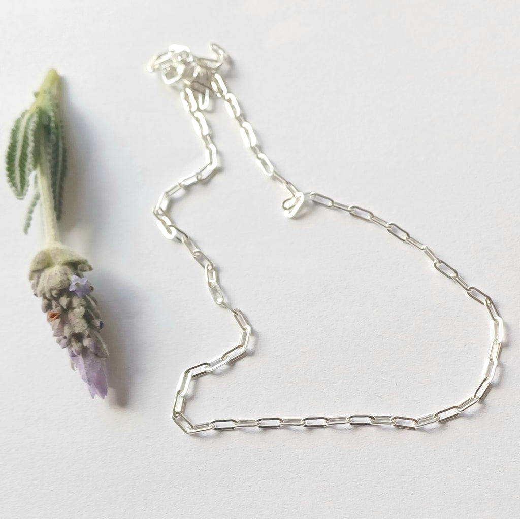 Sterling Silver Paperclip Chain Bracelet & Necklace (2.1cm Wide)