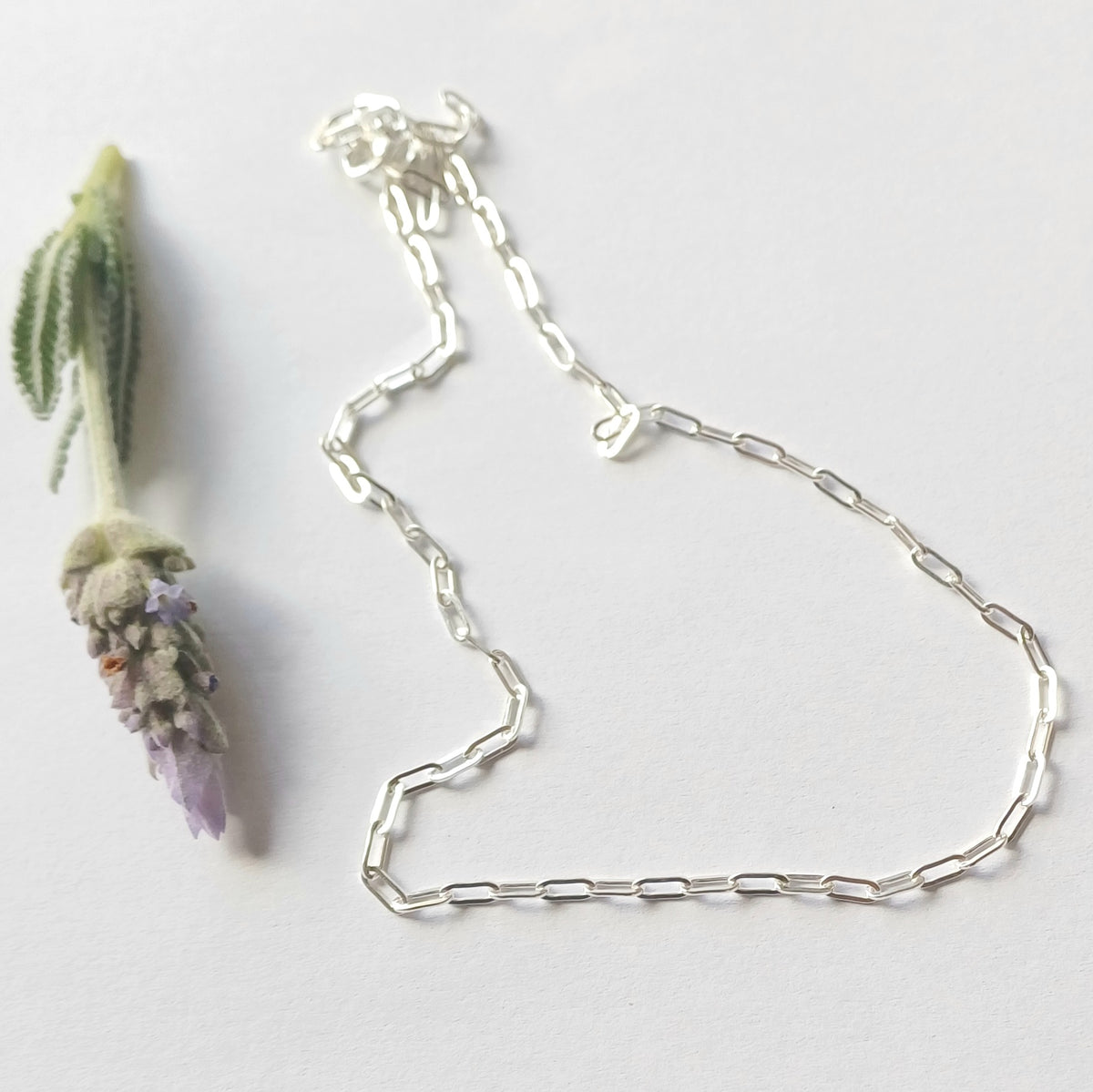Sterling Silver Paperclip Chain Bracelet & Necklace (2.1cm Wide)