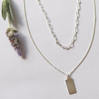 Sterling Silver Paperclip Chain Bracelet & Necklace (2.1cm Wide)