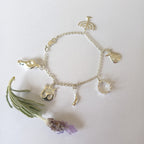 Sterling Silver Faith Bracelet with Scriptural Pendants - Elloise Jewelry