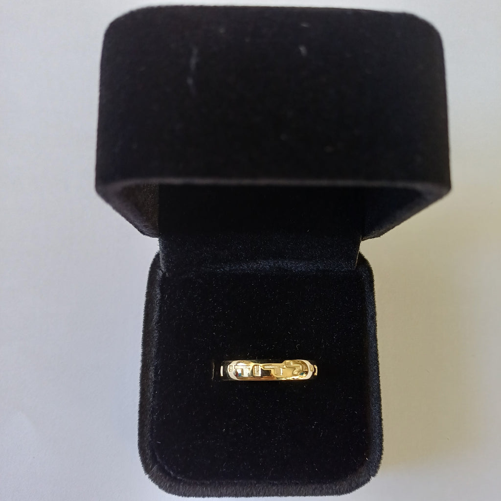 4mm 9ct Gold Ani Ledodi Vedodi Li Ring – I Am My Beloved’s and My Beloved Is Mine - Elloise Jewelry