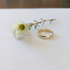 4mm 9ct Gold Ani Ledodi Vedodi Li Ring – I Am My Beloved’s and My Beloved Is Mine - Elloise Jewelry