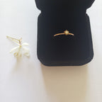 Dainty 1.5mm Wide Protea Ring - Elloise Jewelry