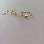 Dainty 1.5mm Wide Protea Ring - Elloise Jewelry
