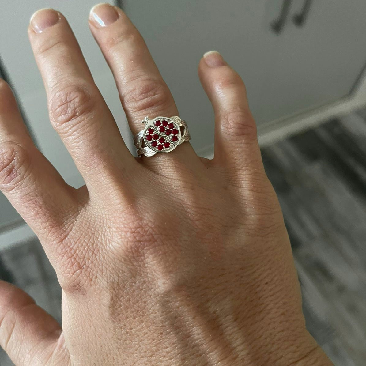 Pomegranate Ring - Elloise Jewelry