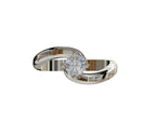 Curved Band Solitaire Ring - Elloise Jewelry