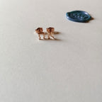 Aleph Tav Gold Studs - Elloise Jewelry