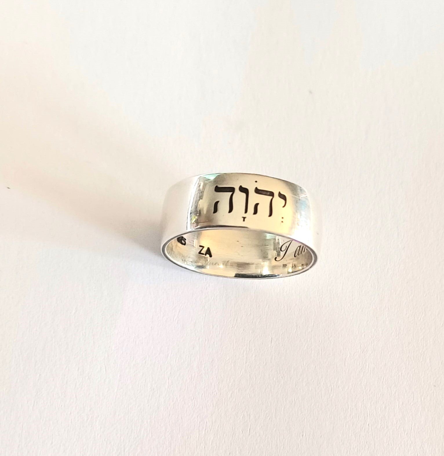 YHVH & Y'shua Ring 8mm - Elloise Jewelry