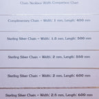 Sterling Silver Curb Chain 2.5 - Elloise Jewelry