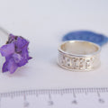 YHVH Ring With Cubics - Elloise Jewelry
