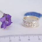 YHVH Ring With Cubics - Elloise Jewelry