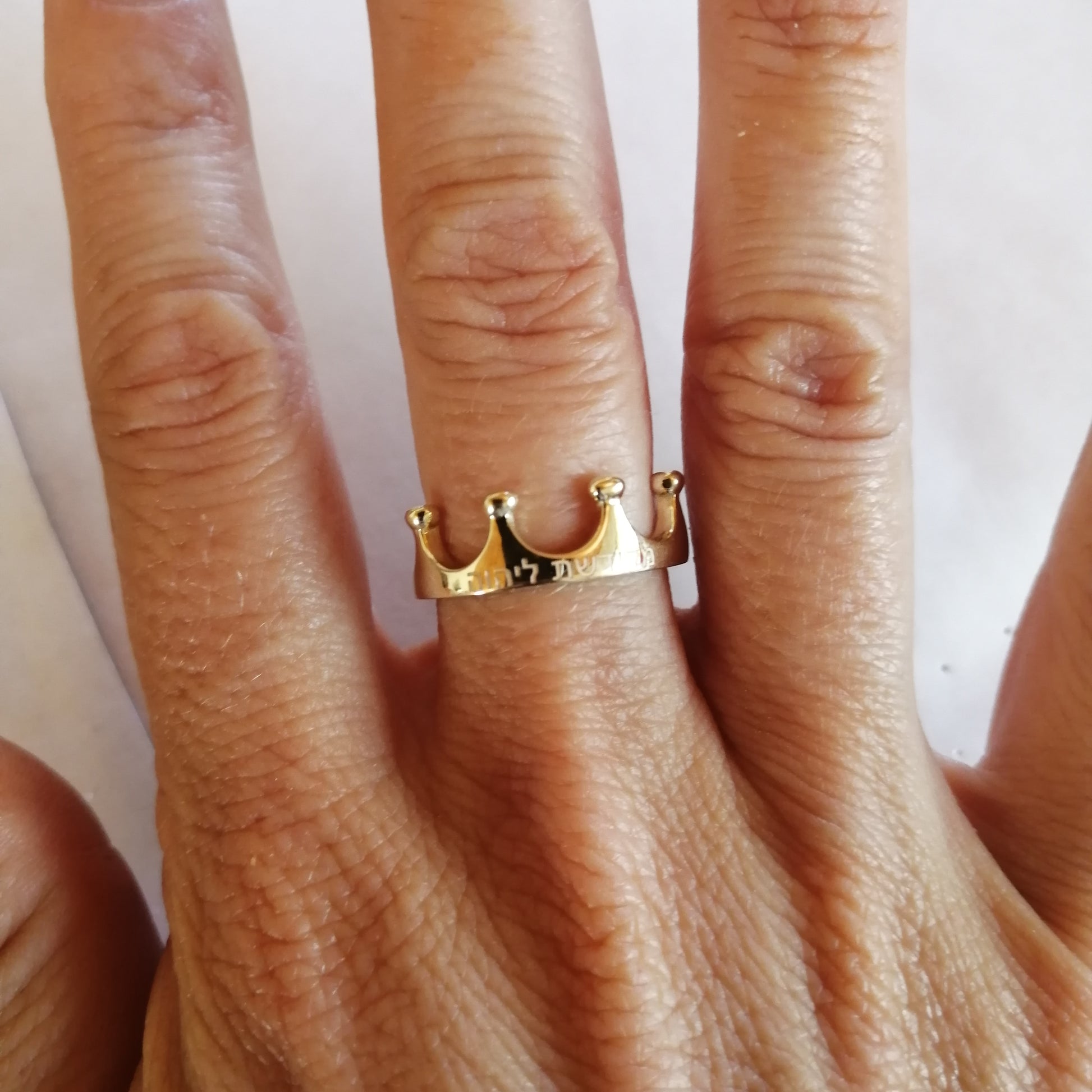 Crown Ring 5mm - Elloise Jewelry
