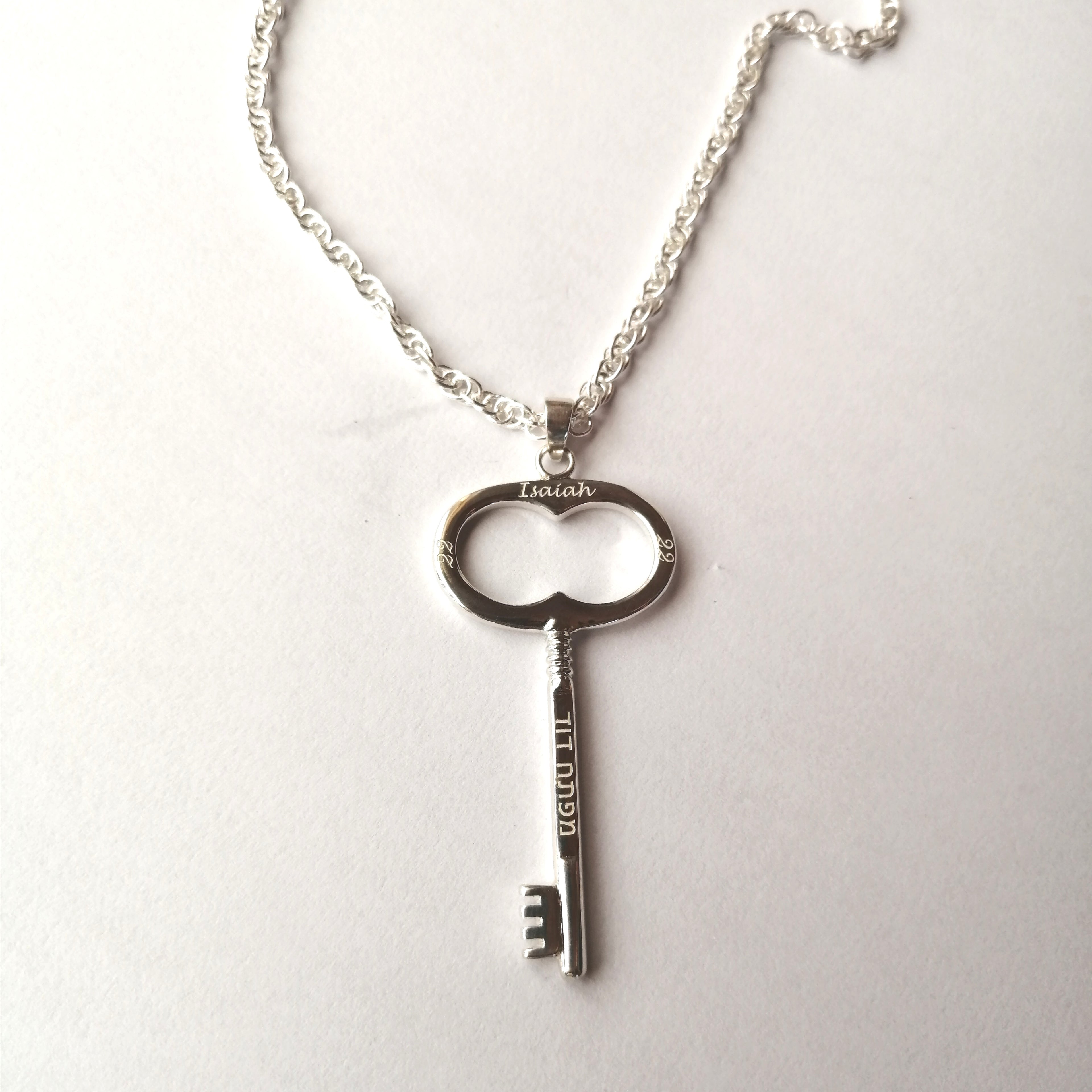 Isaiah 22:22 Key Pendant - Elloise Jewelry