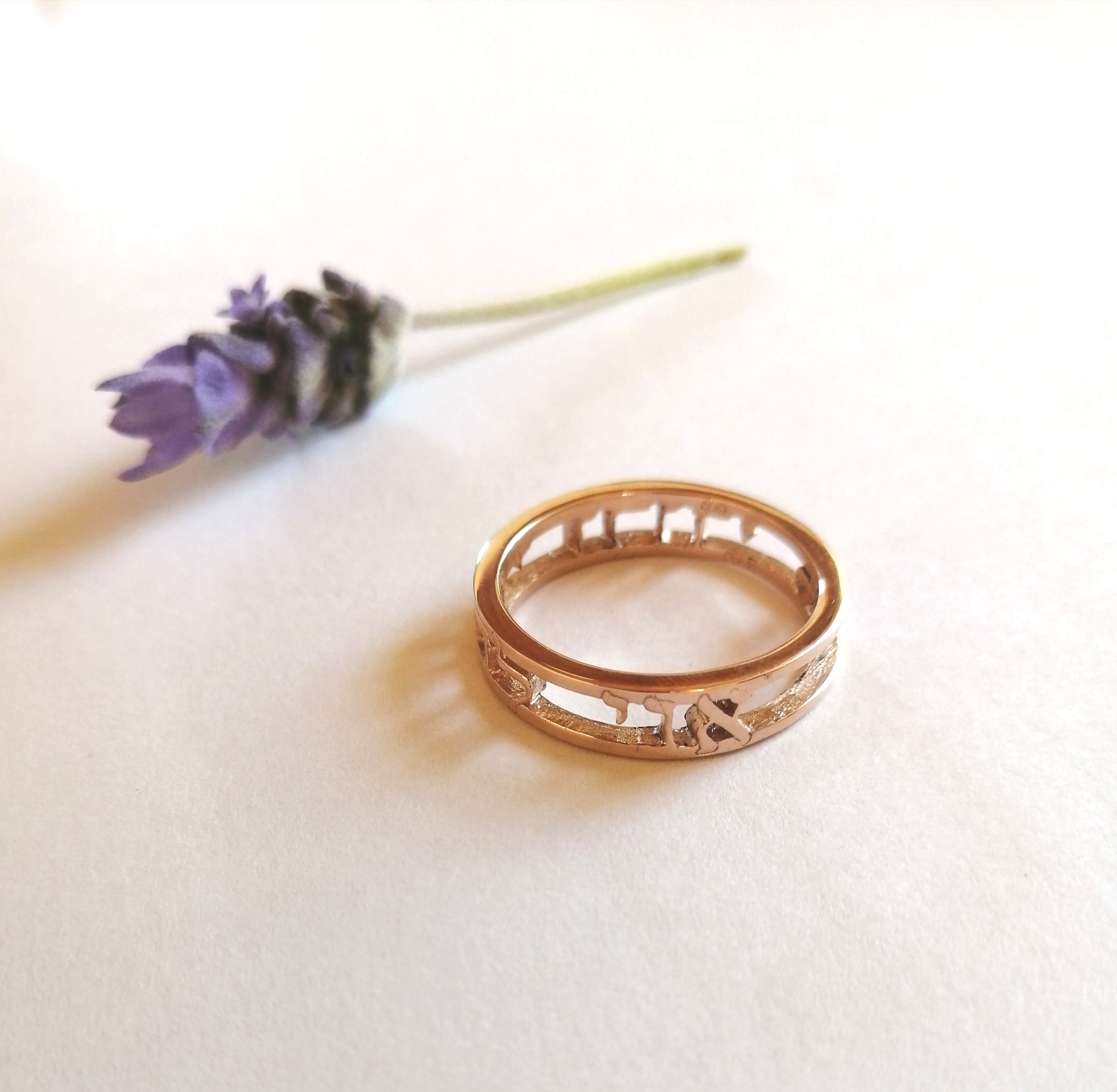 Ani Ledodi Vedodi Li Ring - Open - 5mm - Elloise Jewelry
