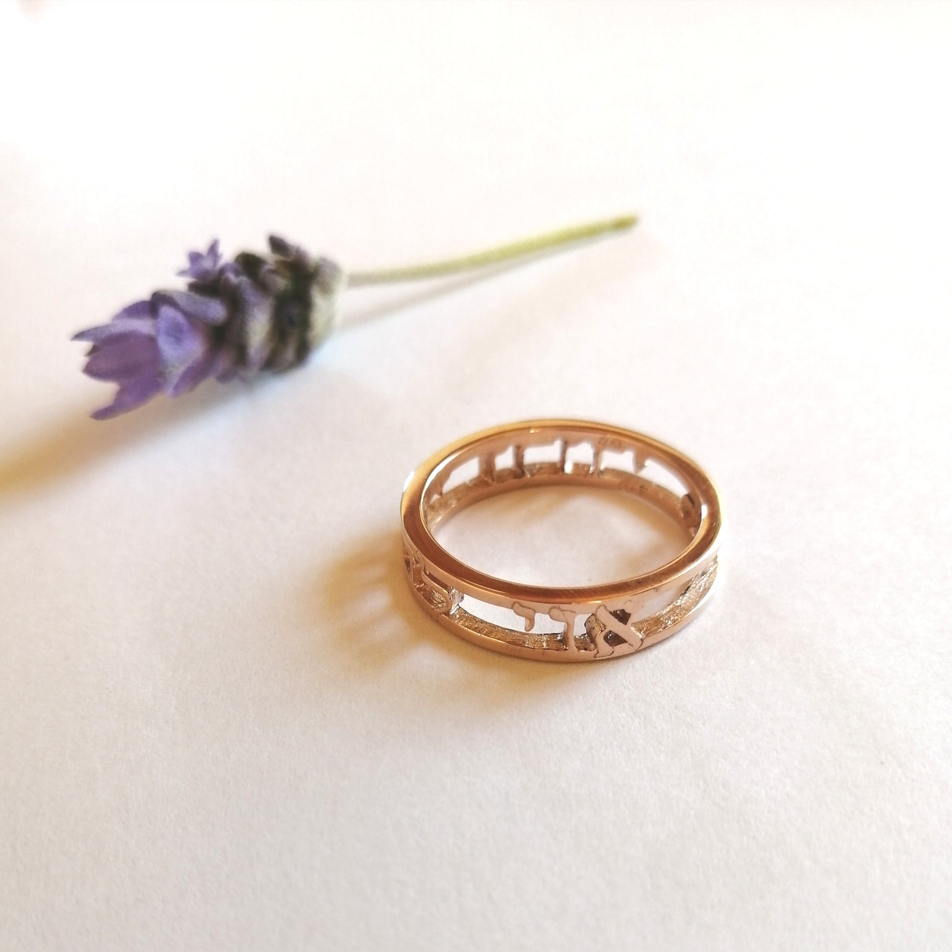 Ani Ledodi Vedodi Li Ring - Open - 5mm - Elloise Jewelry