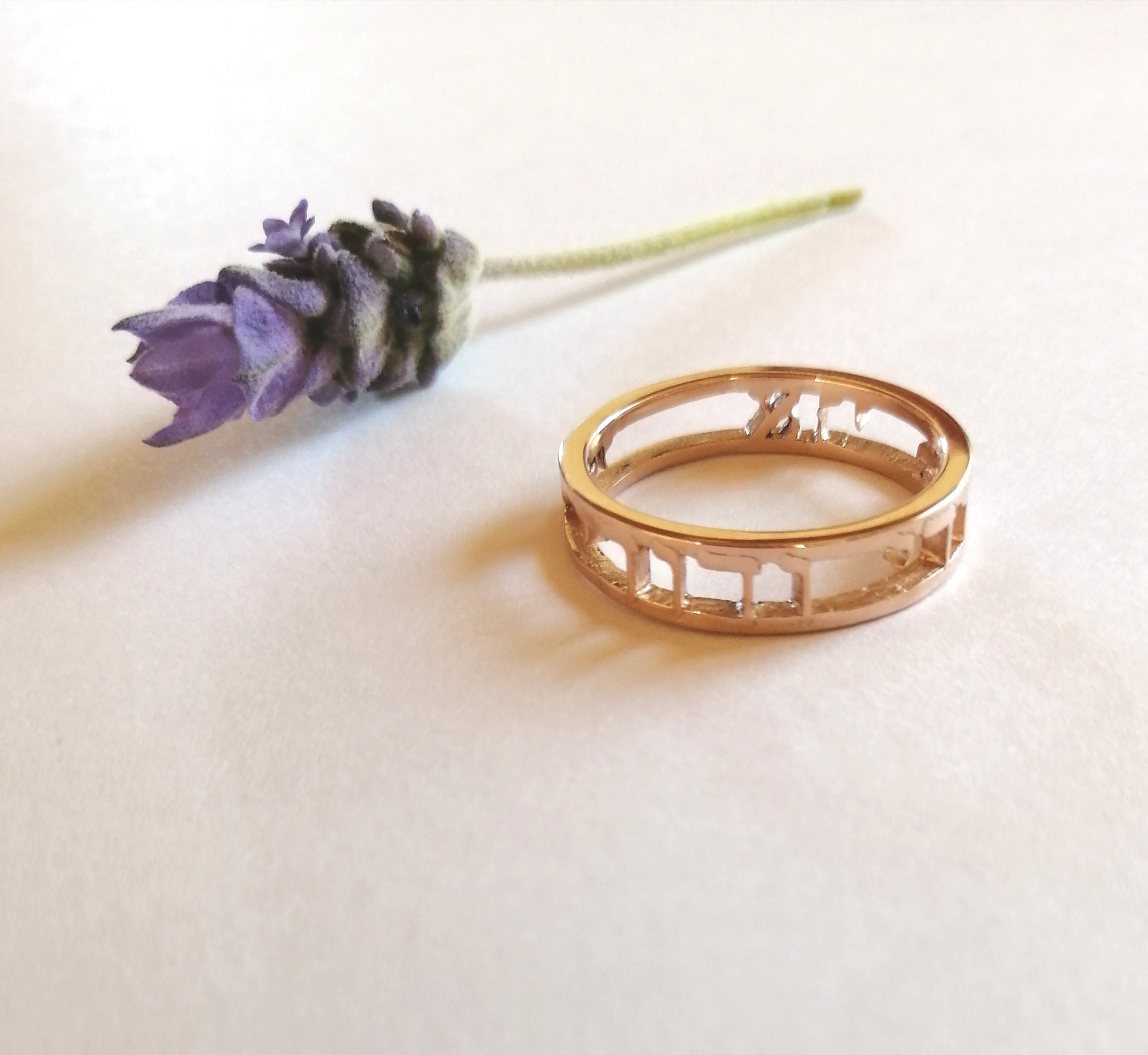 Ani Ledodi Vedodi Li Ring - Open - 5mm - Elloise Jewelry