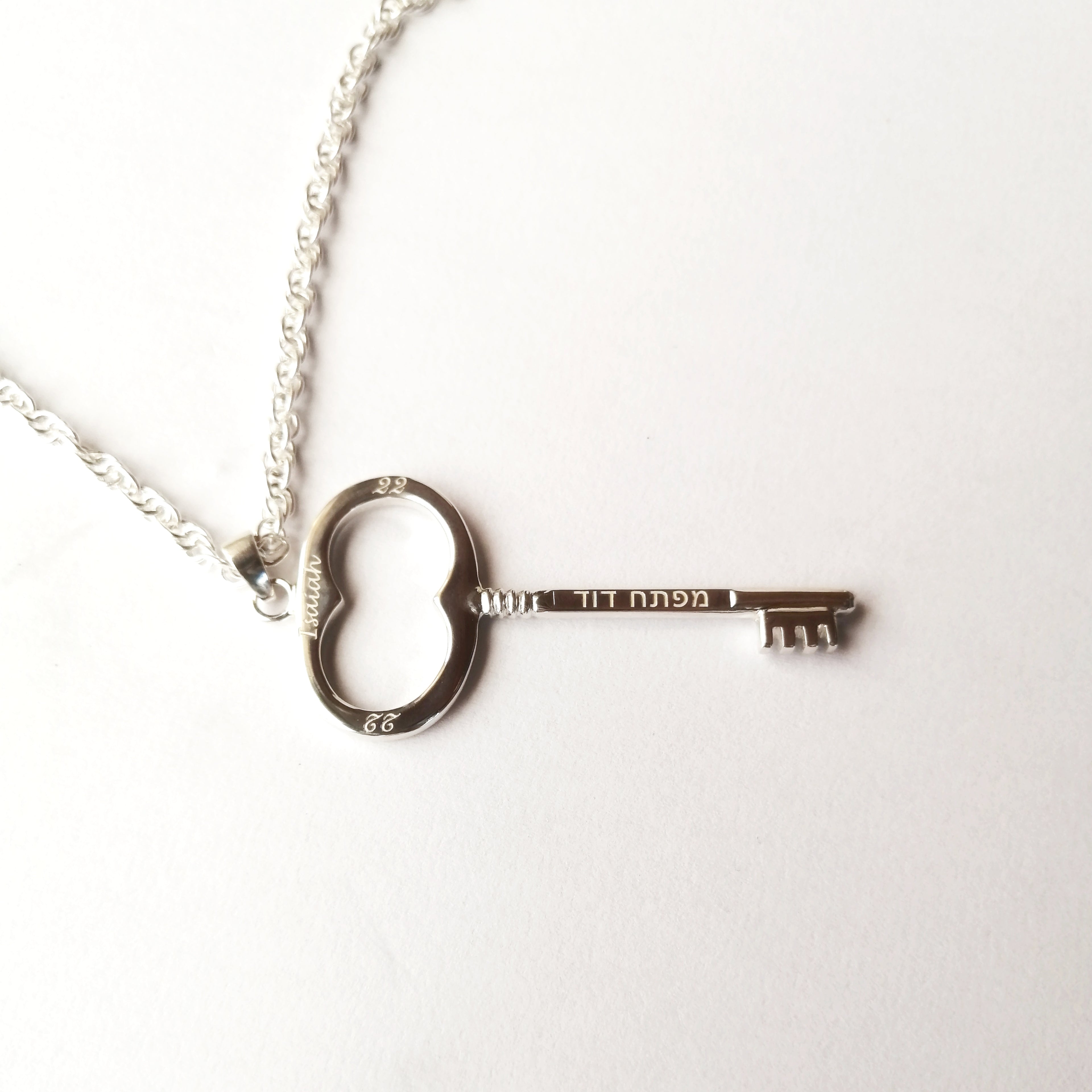 Isaiah 22:22 Key Pendant - Elloise Jewelry