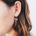 Menorah Earrings - Elloise Jewelry