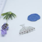 Menorah with Zirconia Pendant - Elloise Jewelry