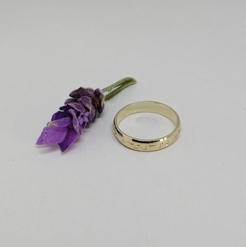 Ani Ledodi Vedodi Li Ring 4mm - Elloise Jewelry
