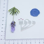 Four-Pronged Shin Pendant - Elloise Jewelry