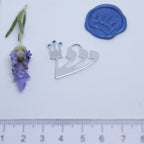 Four-Pronged Shin Pendant - Elloise Jewelry