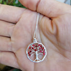 Fruitful Tree in a Pomegranate Pendant - Elloise Jewelry