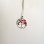Fruitful Tree in a Pomegranate Pendant - Elloise Jewelry