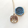 Fruitful Tree in a Pomegranate Pendant - Elloise Jewelry
