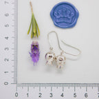 Pomegranate Ball Earrings with holes - Elloise Jewelry