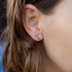 Aleph Tav Studs - Elloise Jewelry